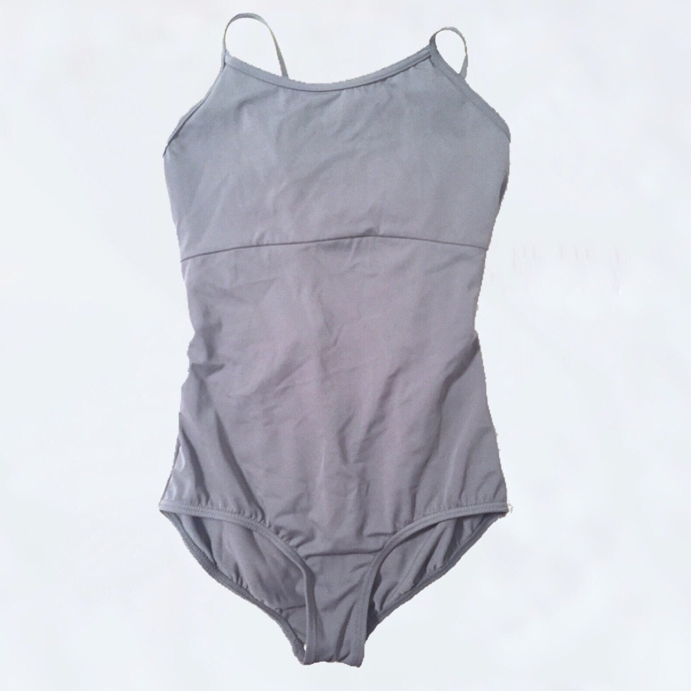 Gray Camisole Leotard for Girls